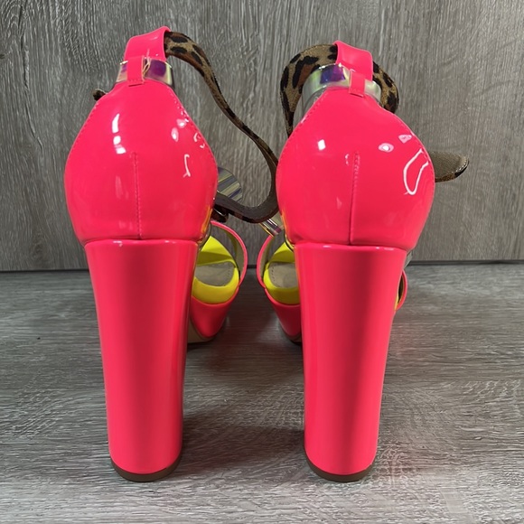 Lemonade 5” heel yellow and pink - Picture 4 of 6